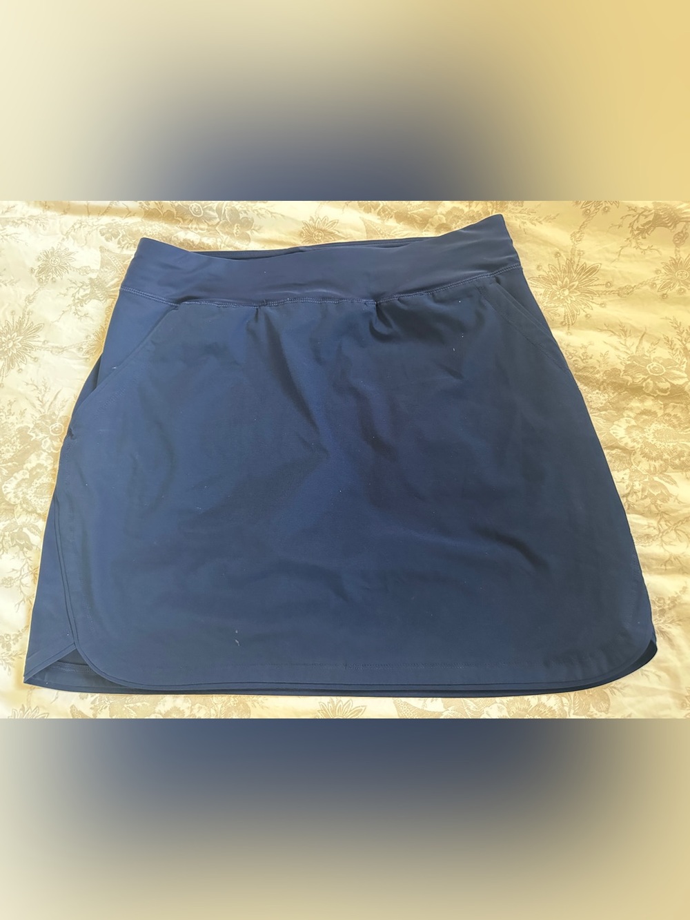 Lands' End Navy Athletic Skort
